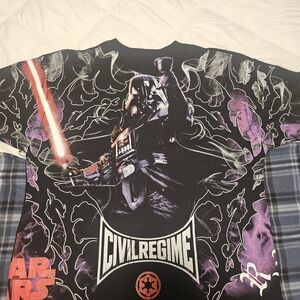 Civil Regime Star Wars Darth Vader Black Short Sleeve Tee